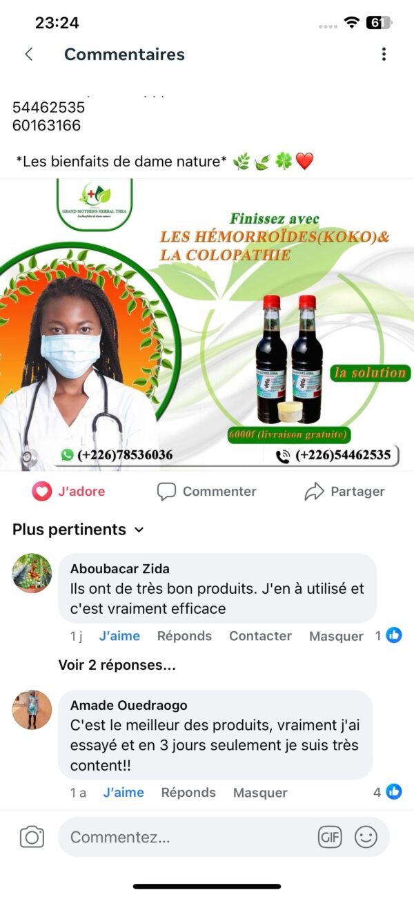 Traitement hémorroïdes +Colopatie – Image 2